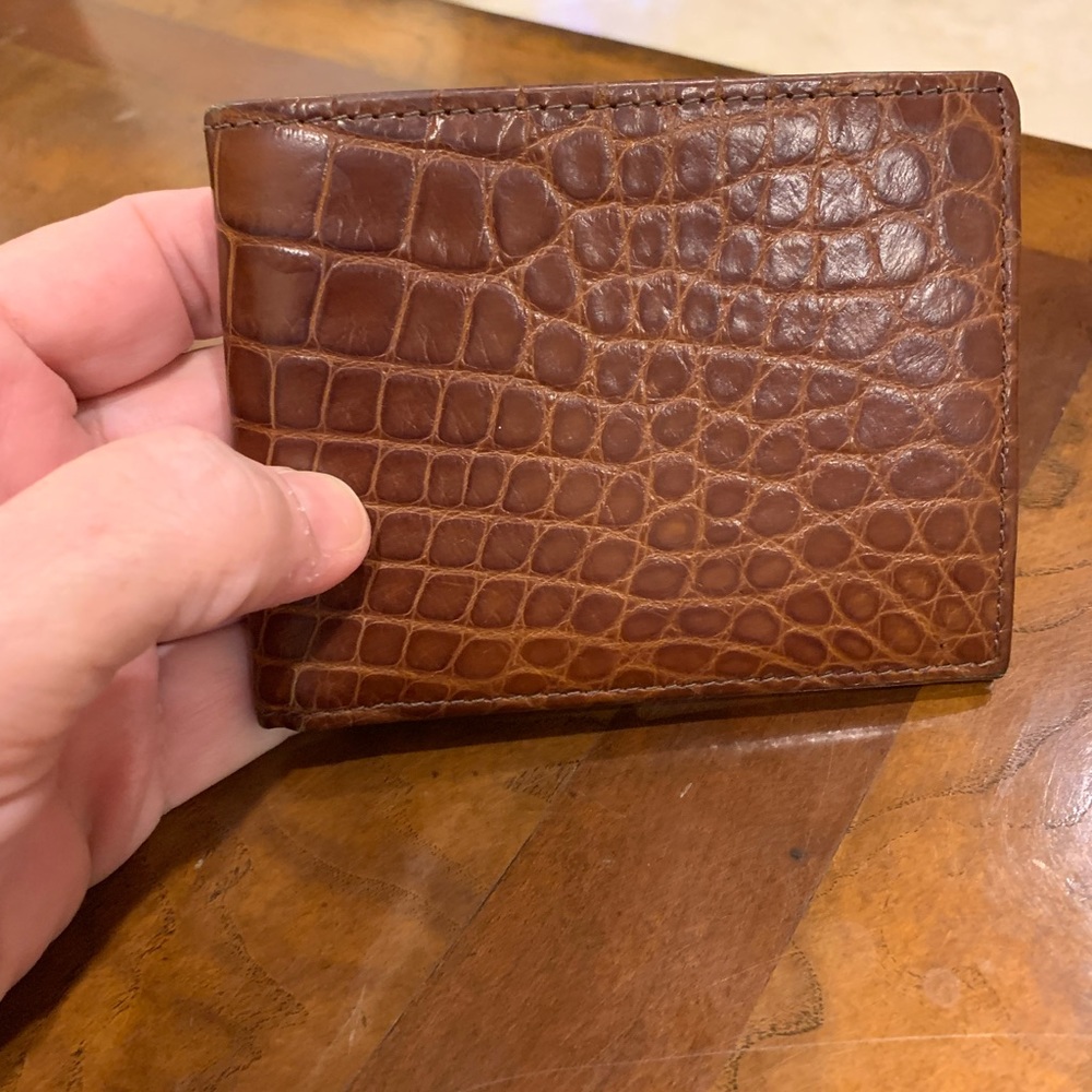 Martin Dingman American Alligator wallet/billfold
